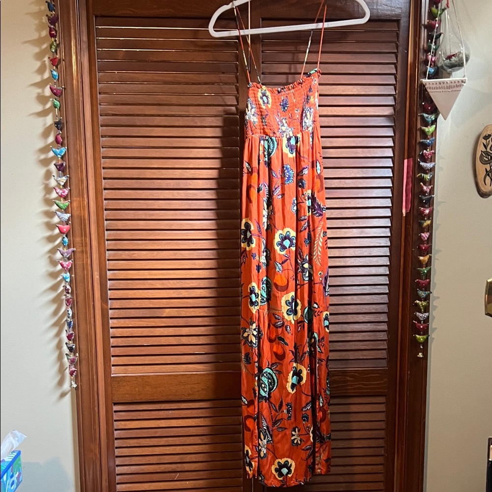 Maeve Floral Cross Back Maxi Dress